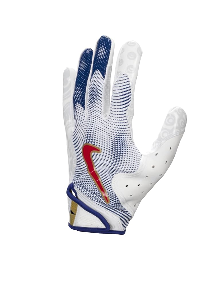 値下げ 新品未使用 XL NIKE VAPOR JET 8.0 Nike Vapor Jet 8.0 Football Gloves White | Gym Blue | Red